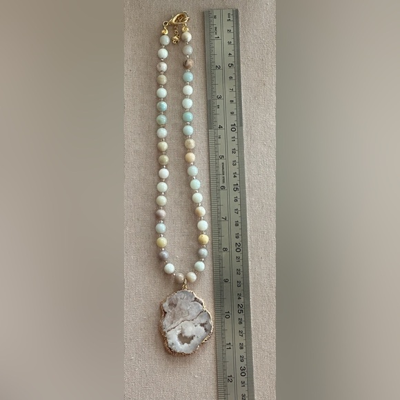 22 inch Morganite bead Necklace NWOT - Picture 14 of 14